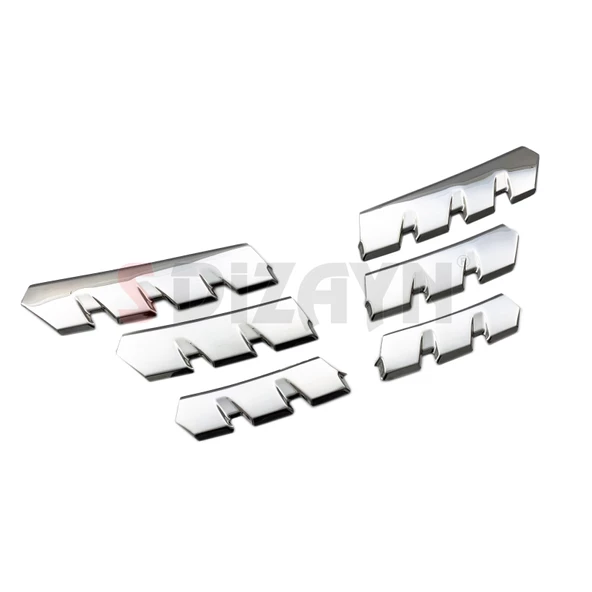 Renault Clio 5 Krom Ön Alt Panjur 6 Prç. 2019 2020 2021 2022 2023 - Resim 3