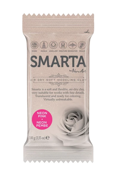Smarta ™ Modelleme Hamuru 100gr - Neon Pembe ürün görseli 1