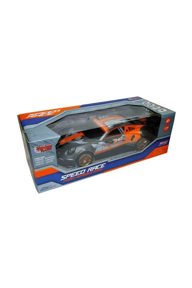 VARDEM OYUNCAK 1:10 Uzaktan Kumandalı Şarjlı Işıklı Hızlı Yarış Arabası Speed Kırmızı - 3