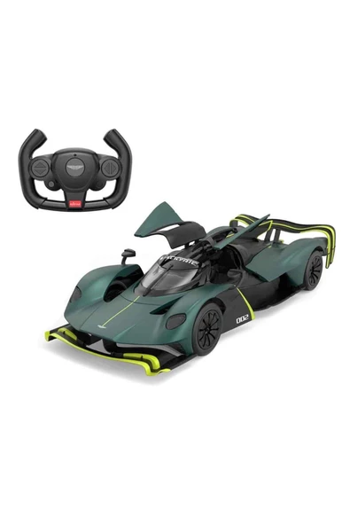 Rastar 1:14 Aston Martin Valkyrie AMR Pro Lisanslı Işıklı Uzaktan Kumandalı Araba Premium Seri - Koyu Yeşil
