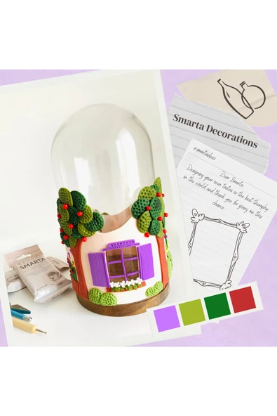 Smarta ™ Modelleme Hamuru 100gr - Mor - Resim 2