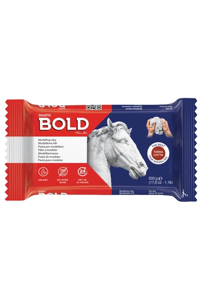 Smarta BOLD Seramik Hamuru 500gr - Toprak Rengi ürün görseli 1