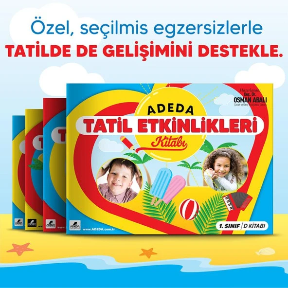 Adeda Tatil Etkinlikleri Kitabı 1.Sınıf - 2