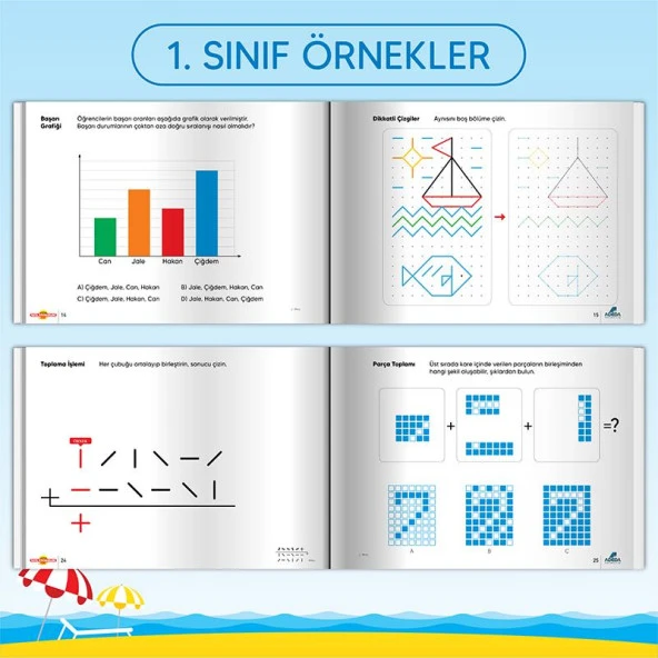 Adeda Tatil Etkinlikleri Kitabı 1.Sınıf - 5