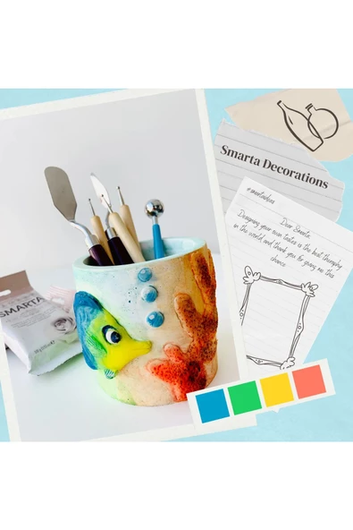 Smarta ™ Modelleme Hamuru 100gr - Neon Sarı - Resim 2