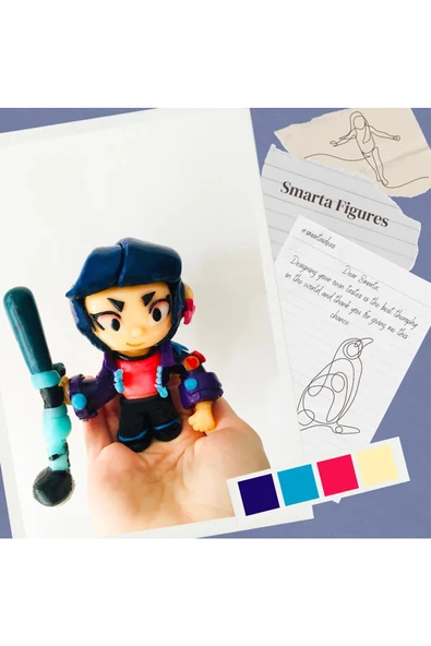 Smarta Kids Havayla Kuruyan Modelleme Hamuru 70gr Sarı 35 - Resim 6