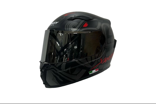 Sway 820 Full Face Aynalı Vizör Kapalı Motosiklet Kaskı M Beden Xamurai - 8