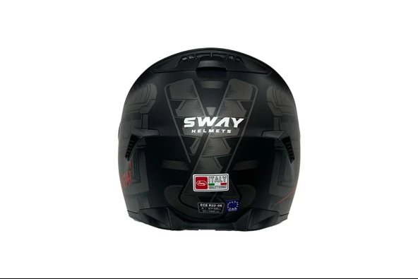 Sway 820 Full Face Aynalı Vizör Kapalı Motosiklet Kaskı M Beden Xamurai - 10