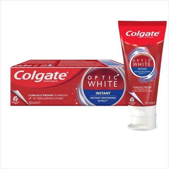 Colgate Optic White Anında Beyazlık Diş Macunu 50 Ml