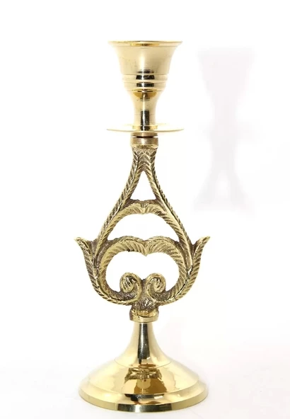 Tekli Pirinç Şamdan 27768 ürün görseli