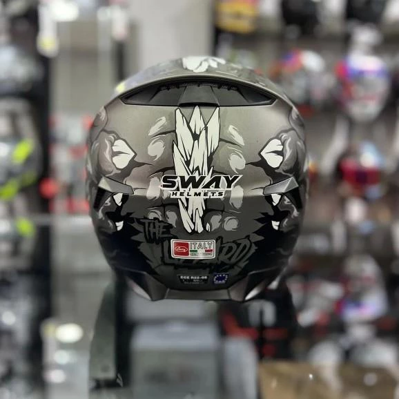 Sway 820 Full Face Aynalı Vizör Kapalı Motosiklet Kaskı M Beden Xamurai - 5