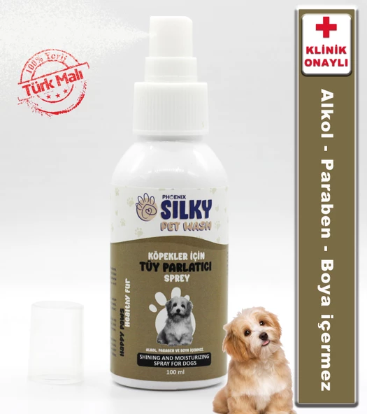 SILKY - Köpeklere özel Tüy Paralatıcı Sprey  - 100ml