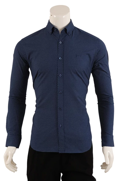 Uzun Kol Slim Fit Gömlek - 2
