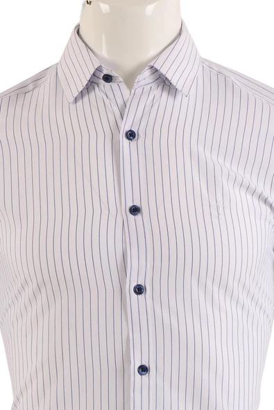 Uzun Kol Slim Fit Gömlek - 4