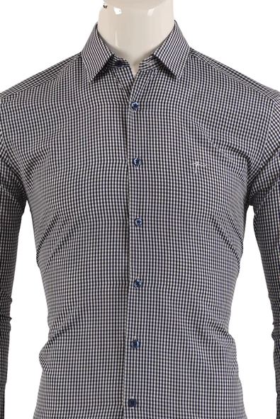 Uzun Kol Slim Fit Gömlek - 7
