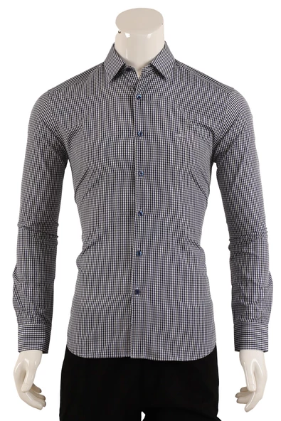 Uzun Kol Slim Fit Gömlek - 6