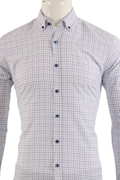 Uzun Kol Slim Fit Gömlek - 7