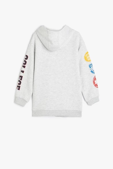 Koton Erkek Çocuk Kapşonlu Sweatshirt Los Angeles Baskılı Uzun Kollu - 2