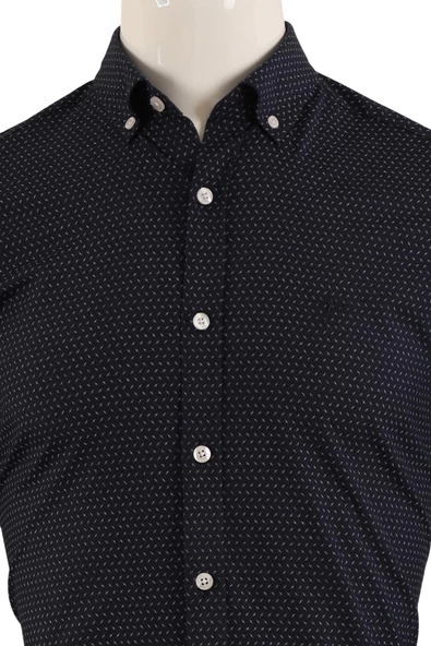 Uzun Kol Slim Fit Gömlek - 12