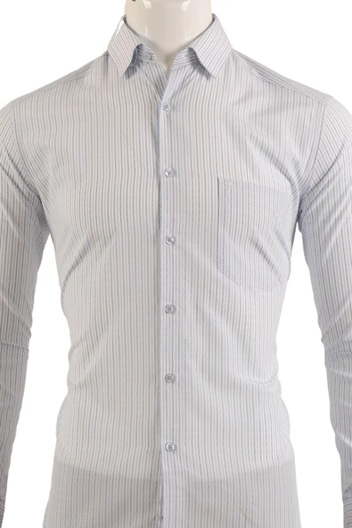 Uzun Kol Slim Fit Gömlek - 11