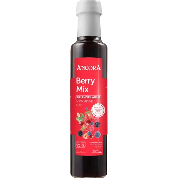 Ancora Sulandırılabilir Meyve Suyu - Berry Mix 250 ml