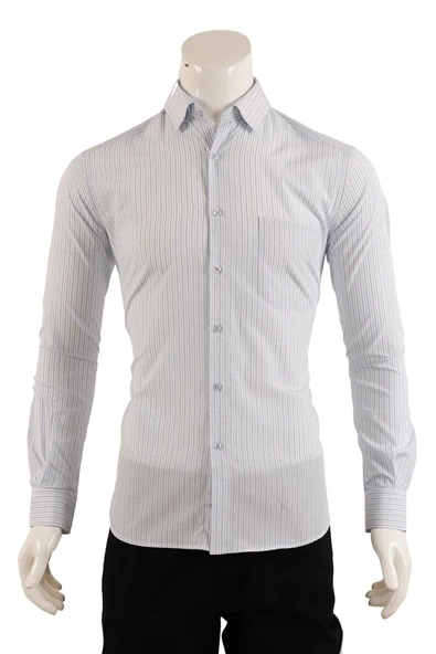 Uzun Kol Slim Fit Gömlek - 10