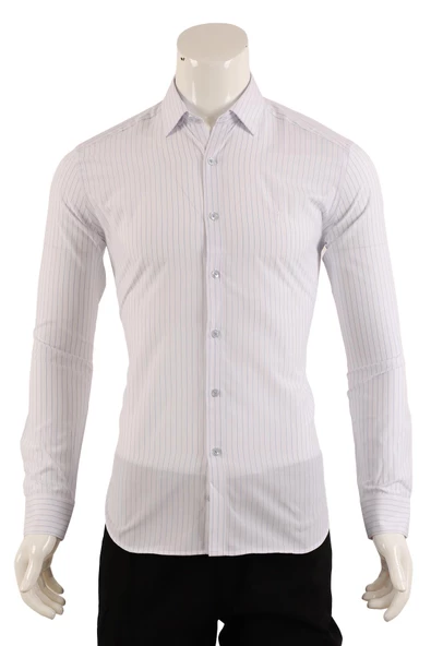 Uzun Kol Slim Fit Gömlek - 6