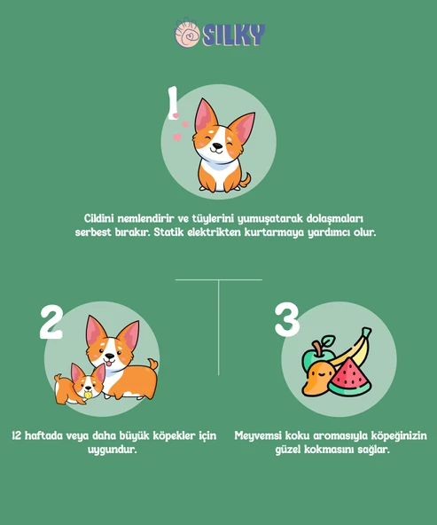 SILKY - Köpeklere özel Tüy Paralatıcı Sprey  - 100ml - 3