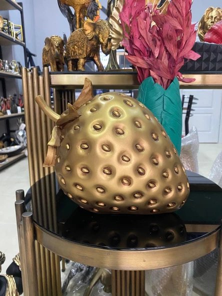 Dekotatif Şık Çilek Biblo