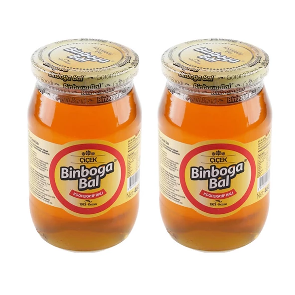 Binboğa Çiçek Balı 460 gr Cam x 2 Adet