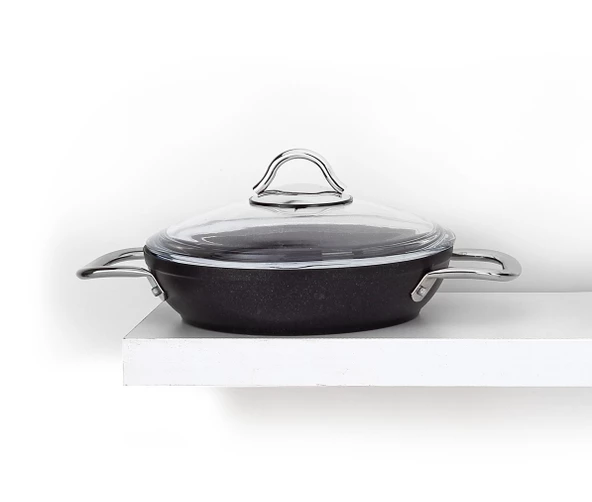 Bonera Pro Plus Güveç 18 Cm Kapaklı Omlet Tava