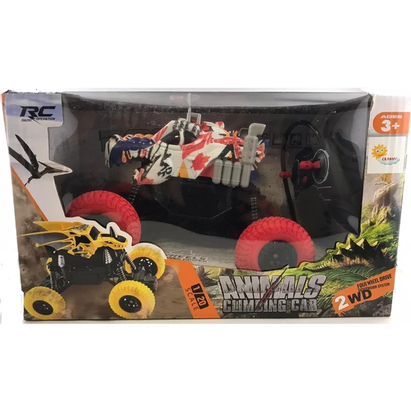 DUMAN TOYS ARABA KUMANDALI UZAKTAN ŞARJLI ANİMALS CLİMBİNG FULL FONKSİYON 1/16 DMNHT211