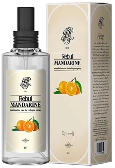 Rebul Mandarıne Kolonya Pvc Sprey 125 Ml