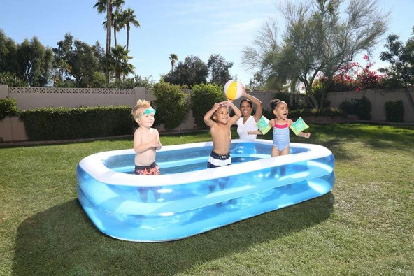Sun Club Aile Boy Şişme Havuz 262x175x50cm 10291 - 3