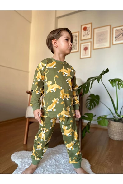 Simba Desenli Erkek Pijama Takımı - 2
