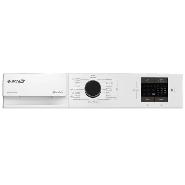 Arçelik 8100 MX 8 kg 1000 Devir Çamaşır Makinesi - 6