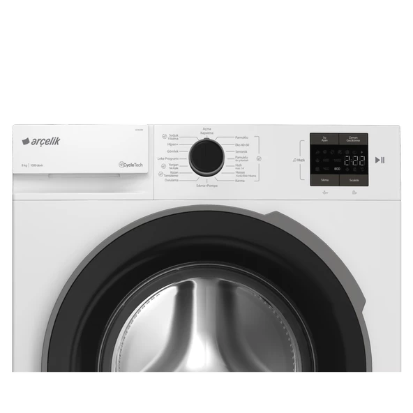 Arçelik 8100 MX 8 kg 1000 Devir Çamaşır Makinesi - 4