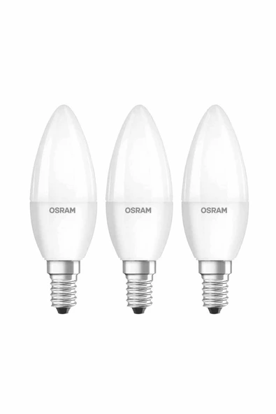 Osram Led Value 7W 2700K 1055lm E27 Duy Sarı Işık 3'lü Ampul