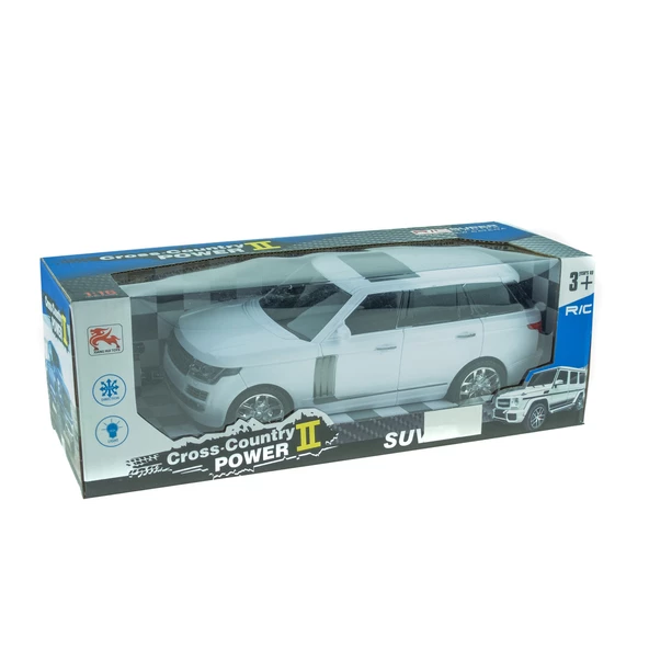 1:16 Ölçek Uzaktan Kumandalı Süper Suv Cross Beyaz Şarjlı Işıklı - 4