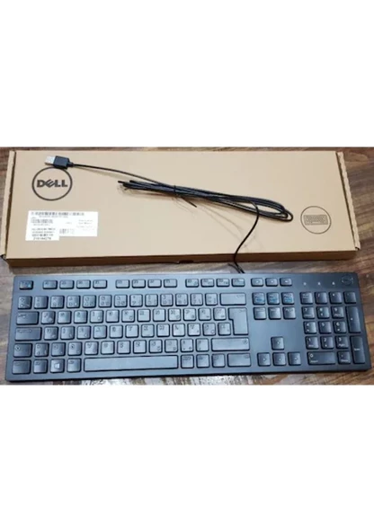 Dell KB-216 580-ADGO Türkçe F Kablolu Klavye - Siyah - Resim 5