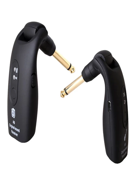 A9 Kablosuz Gitar Sistemi Alıcı Verici Şarjlı Elektro Gitar Bas Keman Elektro Saz - 2