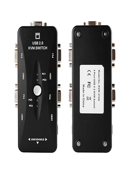 Usb 2.0 Kvm Switch Vga 4 Port - 6
