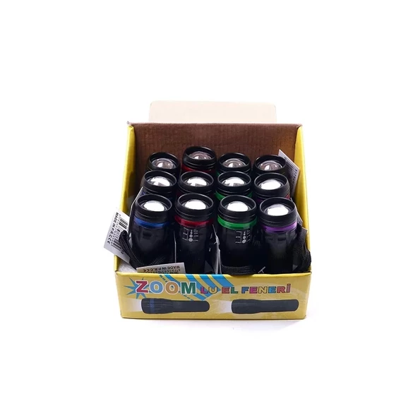 Şeritli Zoom Odaklı El Feneri Bigem Bm-310 - Resim 3