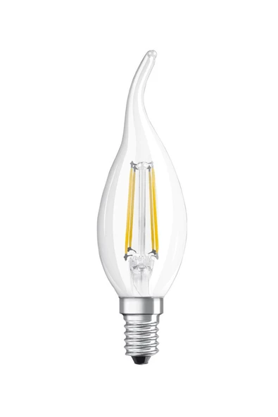 Osram Led 4W 2700K 470lm E14 Duy Flamanlı Sarı Işık Ampul