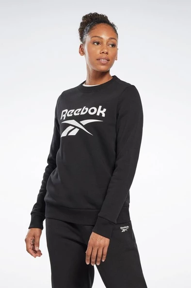 Reebok RI BL Fleece Crew 101473849 Kadın Sweatshirt Siyah XS-XL