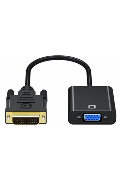 Dvi Vga Dvi To Vga Aktif Dönüştürücü Kablo (dvı-d Erkek - Vga) - 2