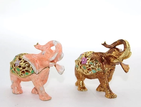 Swaroski Taşlı Tekli Fil Figürü Alk1889 ürün görseli