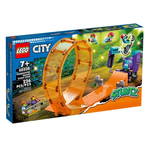 60338 Lego City - Şempanze Yumruğu Gösteri Çemberi 226 parça +7 yaş