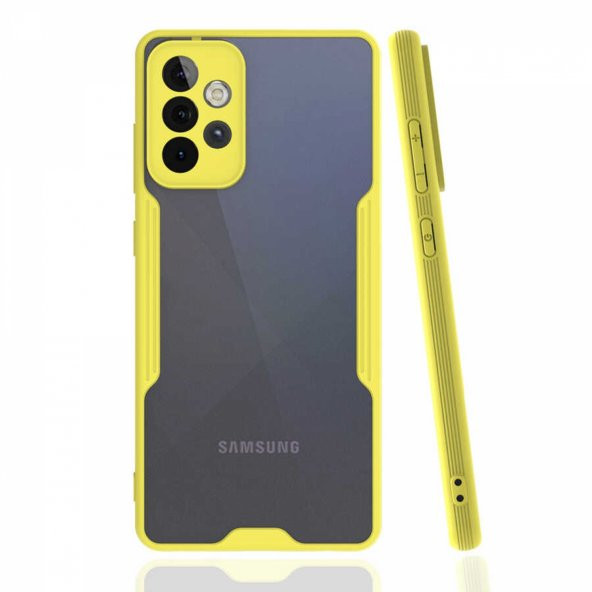 Samsung Galaxy A52 Renkli Kenarlı Silikon Kılıf - 8
