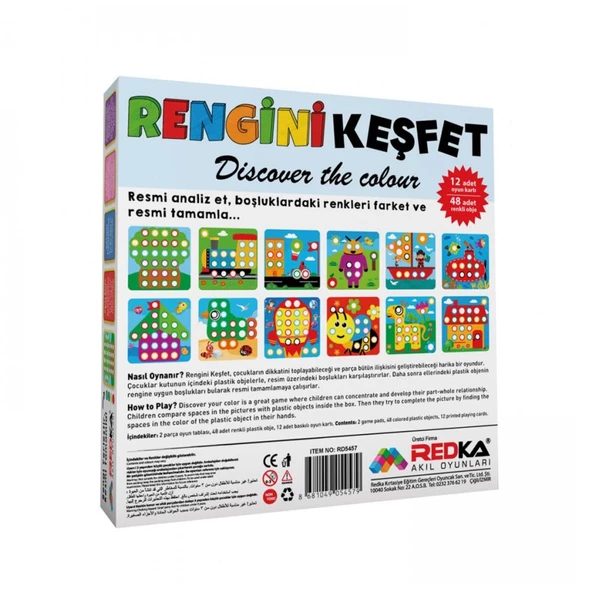 Nessiworld 5457 Redka, Rengini Keşfet / +2 yaş - 5